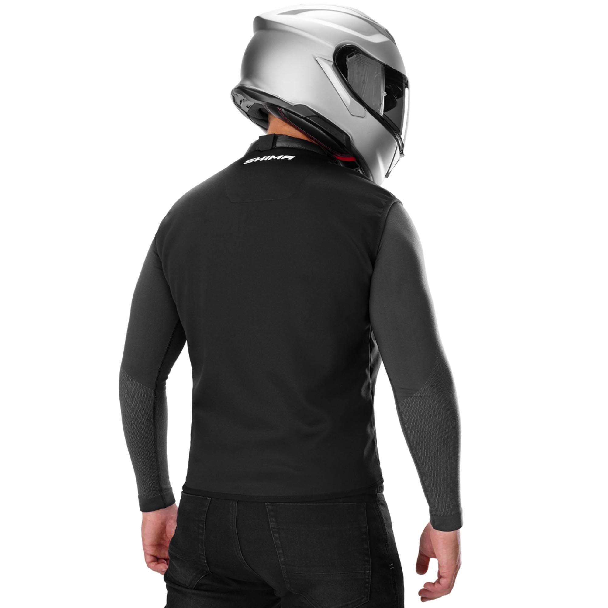 SHIMA Rush 3.0 Motorcykeltextiljacka svart/röd M Figur 12