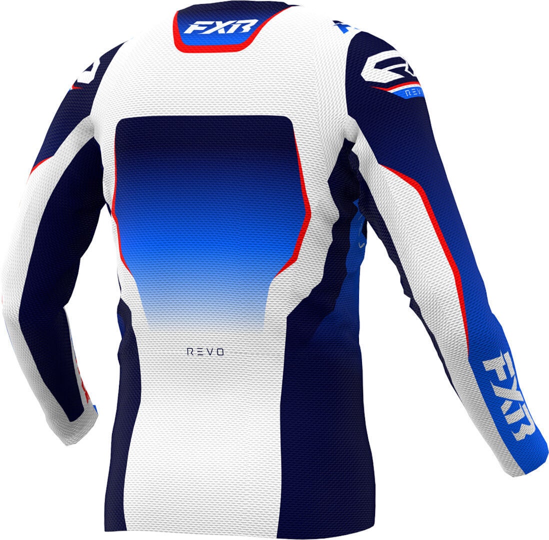 FXR Revo 2025 Motocross Jersey blue/white/red L Figure 2