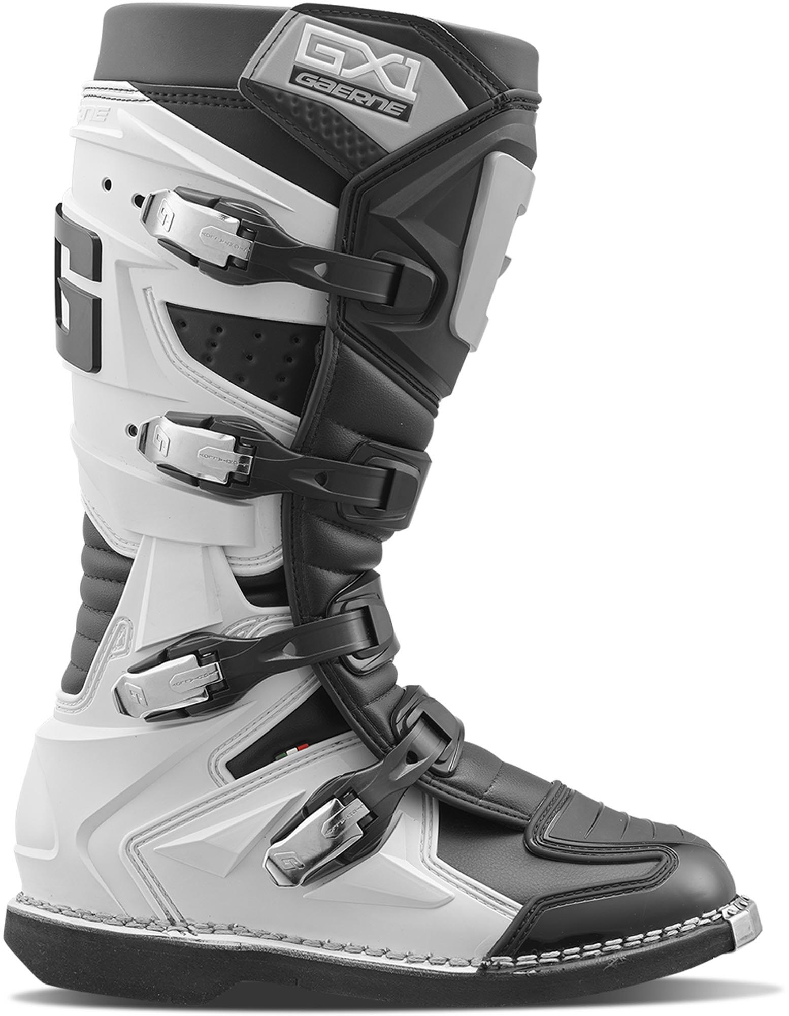 Gaerne GX1 Goodyear Bottes de motocross Noir/Blanc/Gris 46 Figure 1