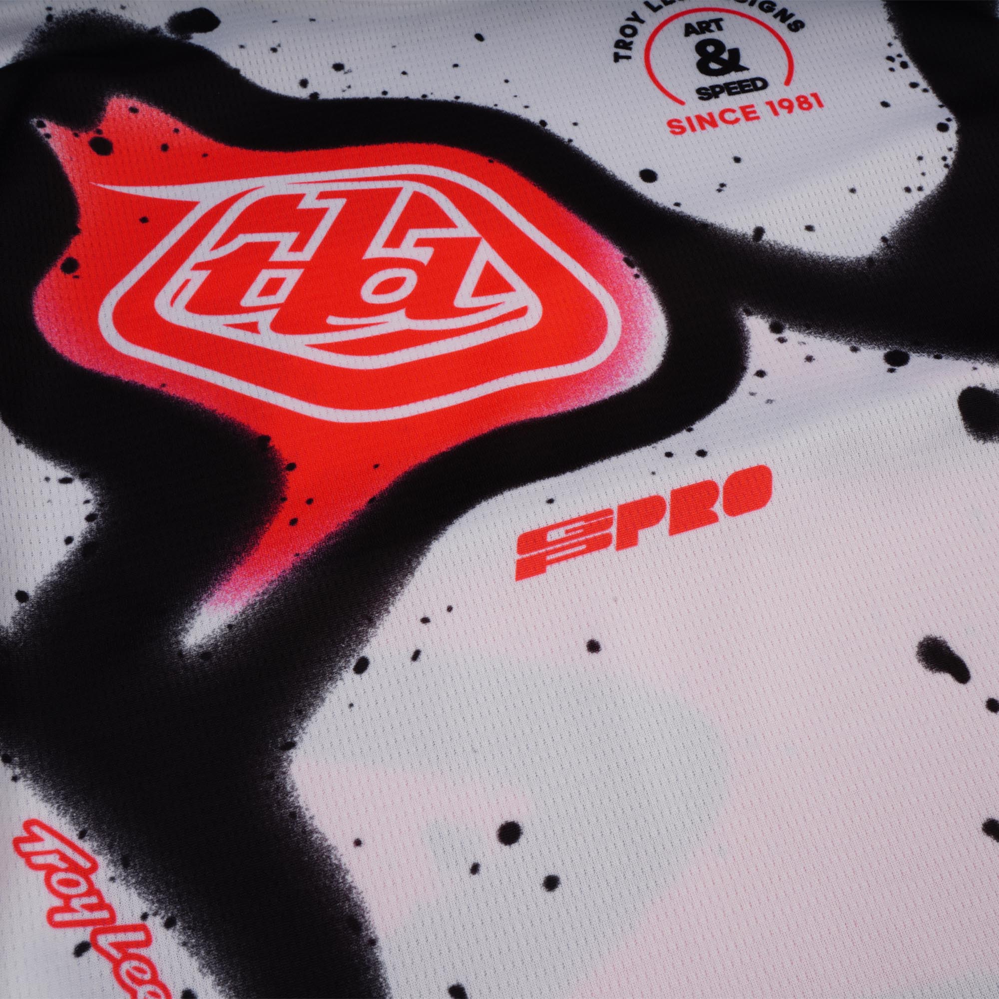 Troy Lee Designs GP Pro Membrane Tricou de motocross pentru tineret Alb/Roșu S Figura 4