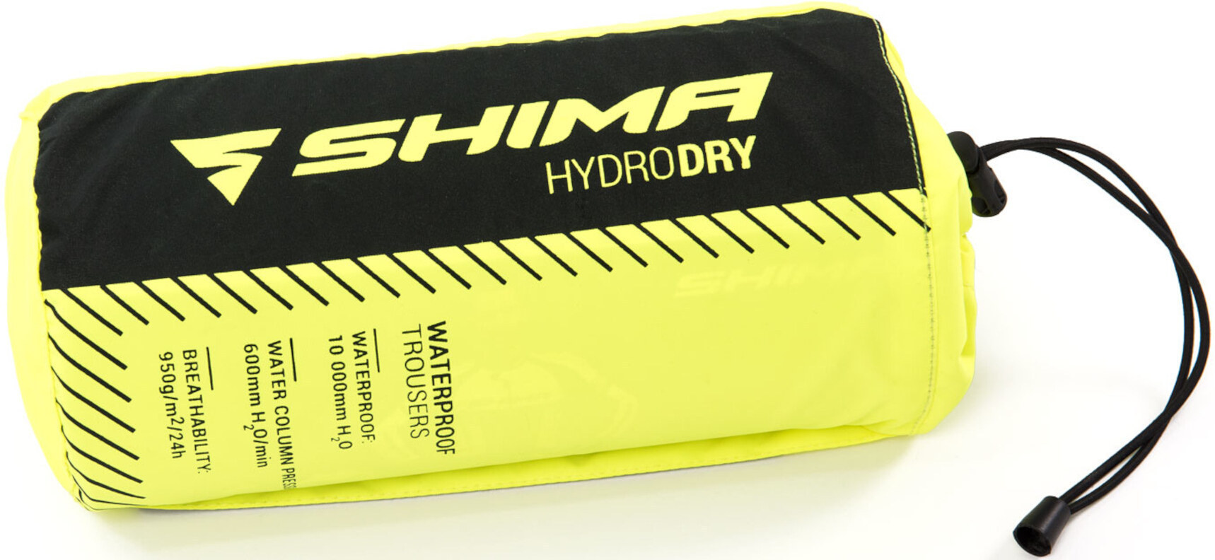 SHIMA HydroDry+ Motorcycle Rain Pants yellow M Figure 2
