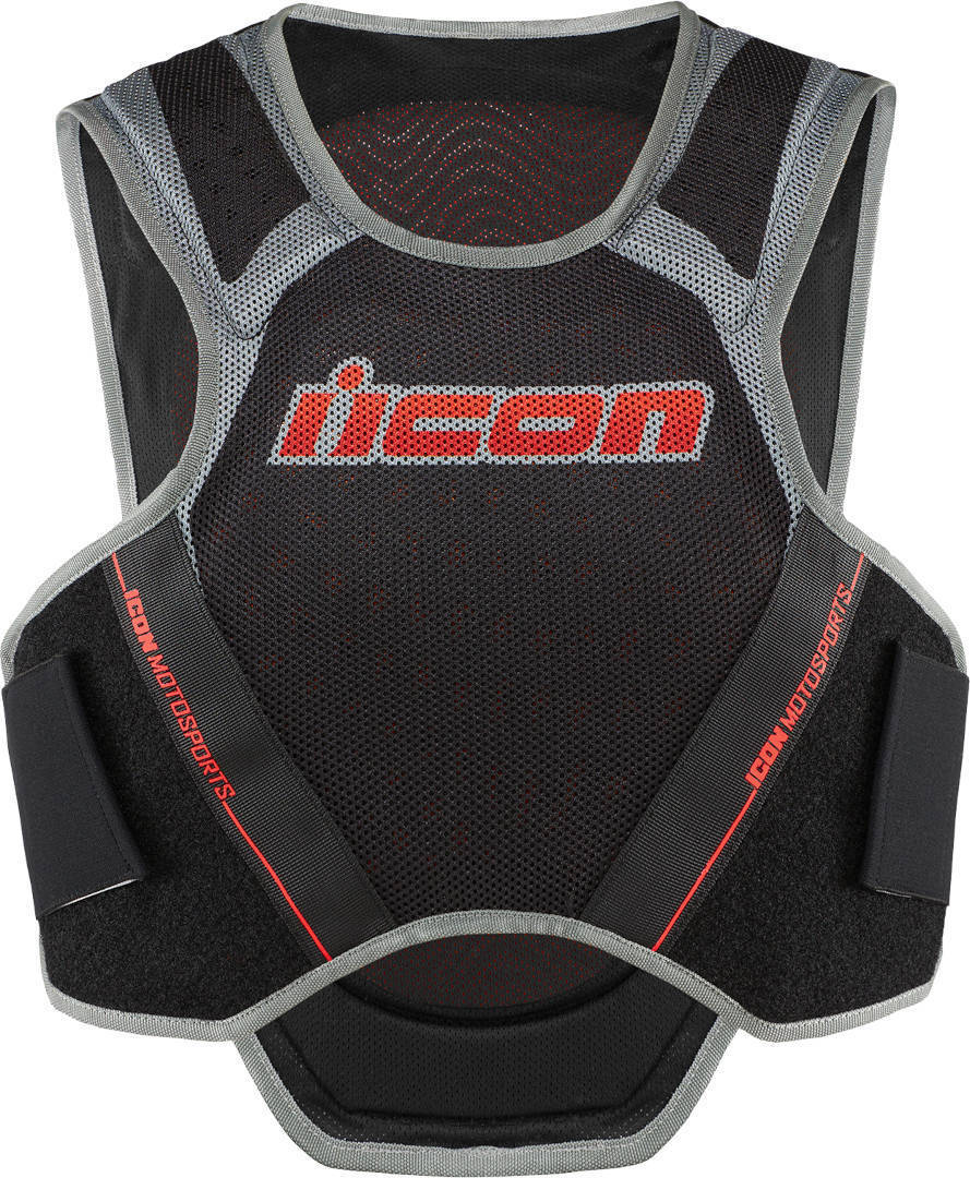 Icon Field Armor Softcore Vestă de protecție Negru/Roșu S/M Figura 1