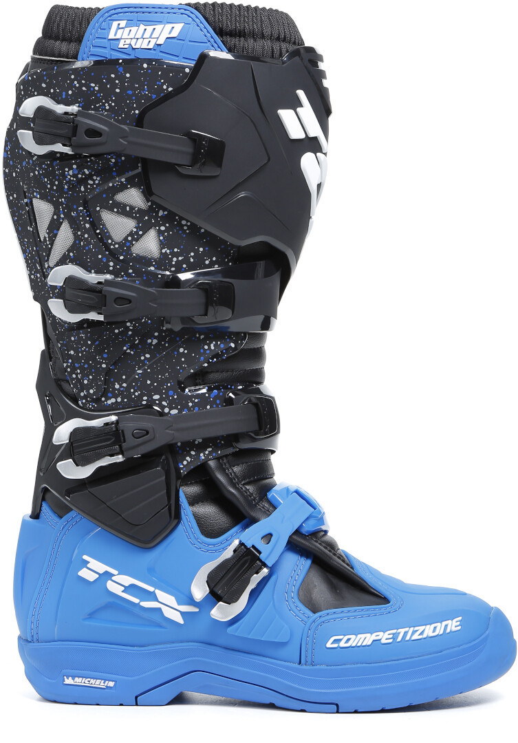 TCX Comp Evo 2 Michelin Motokrosové boty černá/modrá 41 Obrázek 2