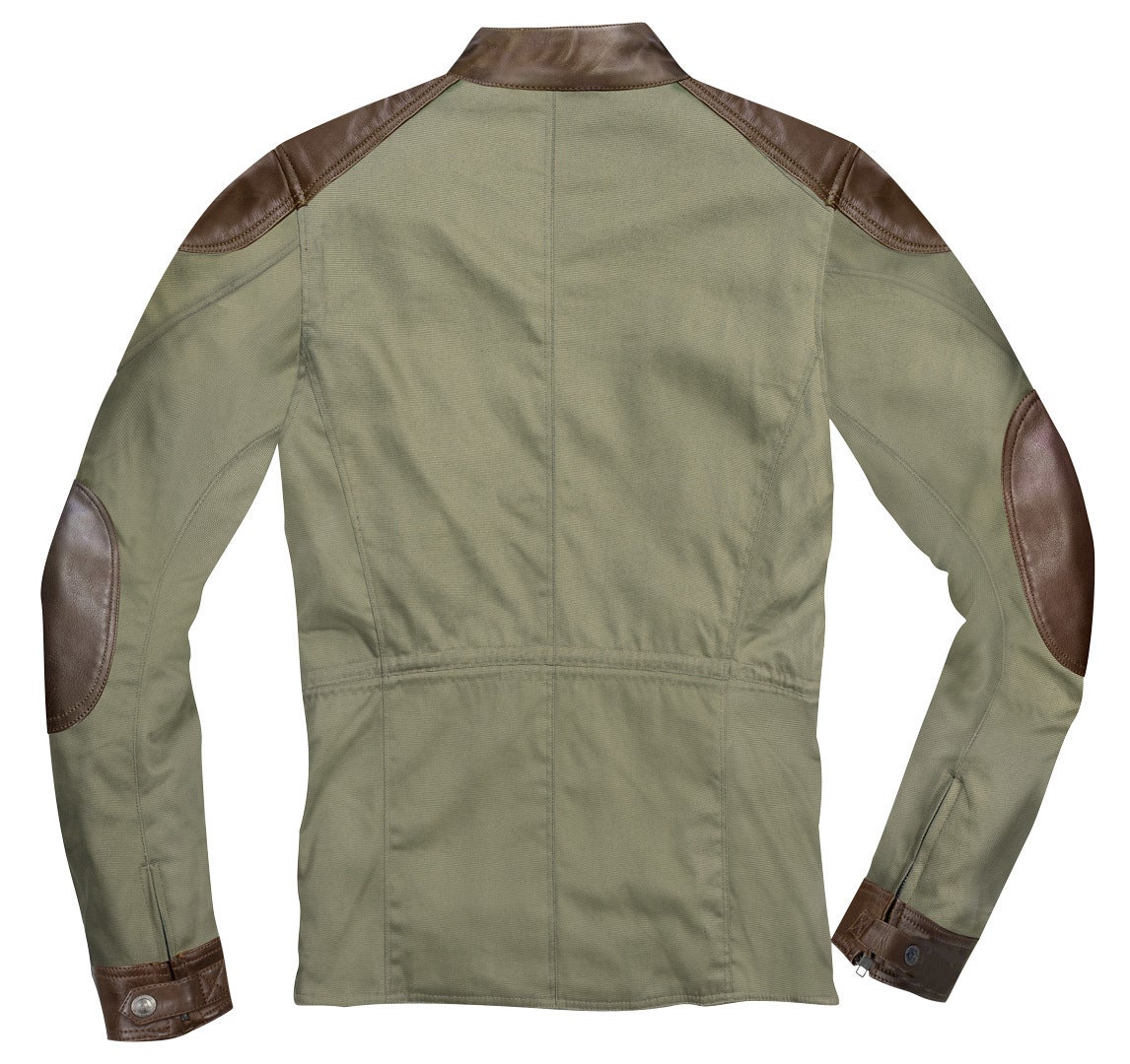 HolyFreedom Quattro Waxed Evo Motorcycle Textile Jacket Khaki XL Figure 3