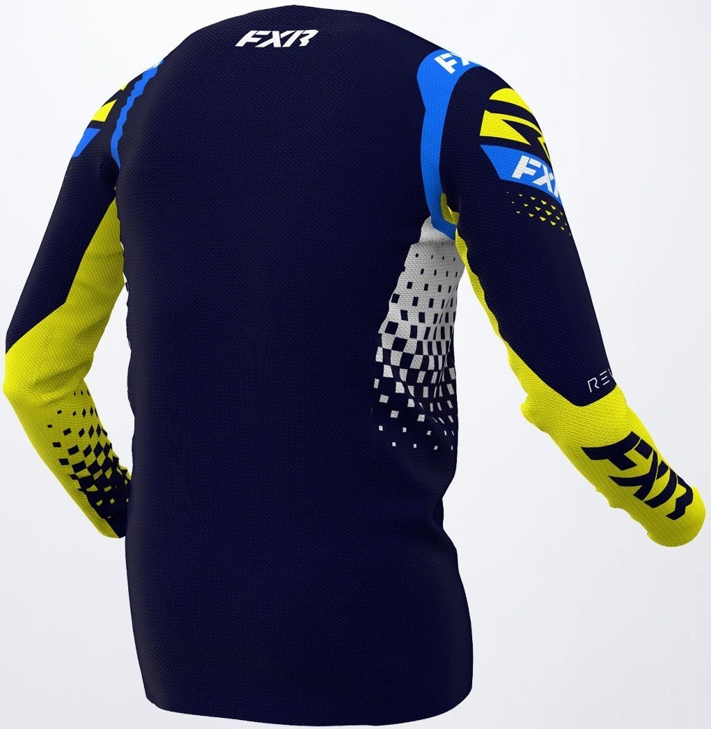 FXR Revo RaceDiv Motocross Jersey blå/gul L Figur 2
