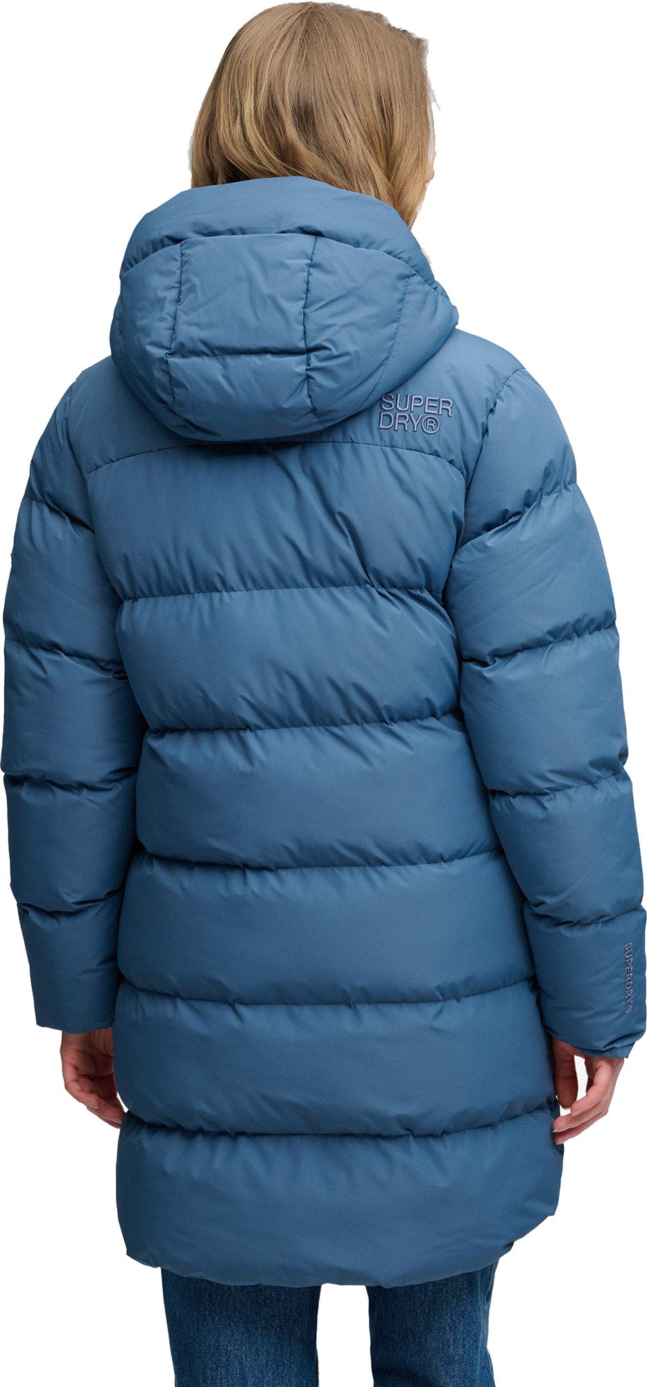 Superdry & Co Chaqueta acolchada deportiva para damas Azul M Figura 7