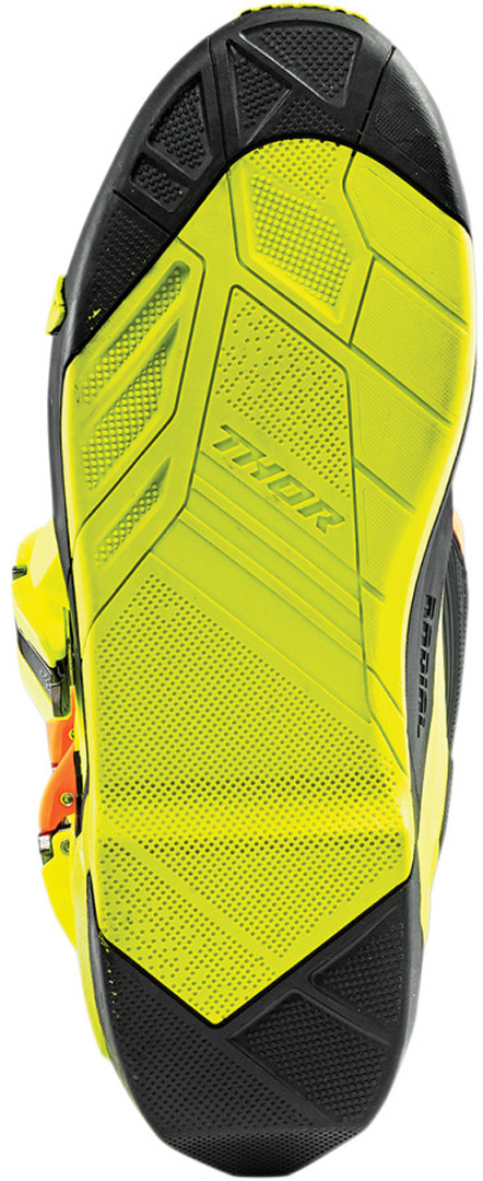 Thor Radial Botas de motocross amarillo/rojo 11 Figura 5