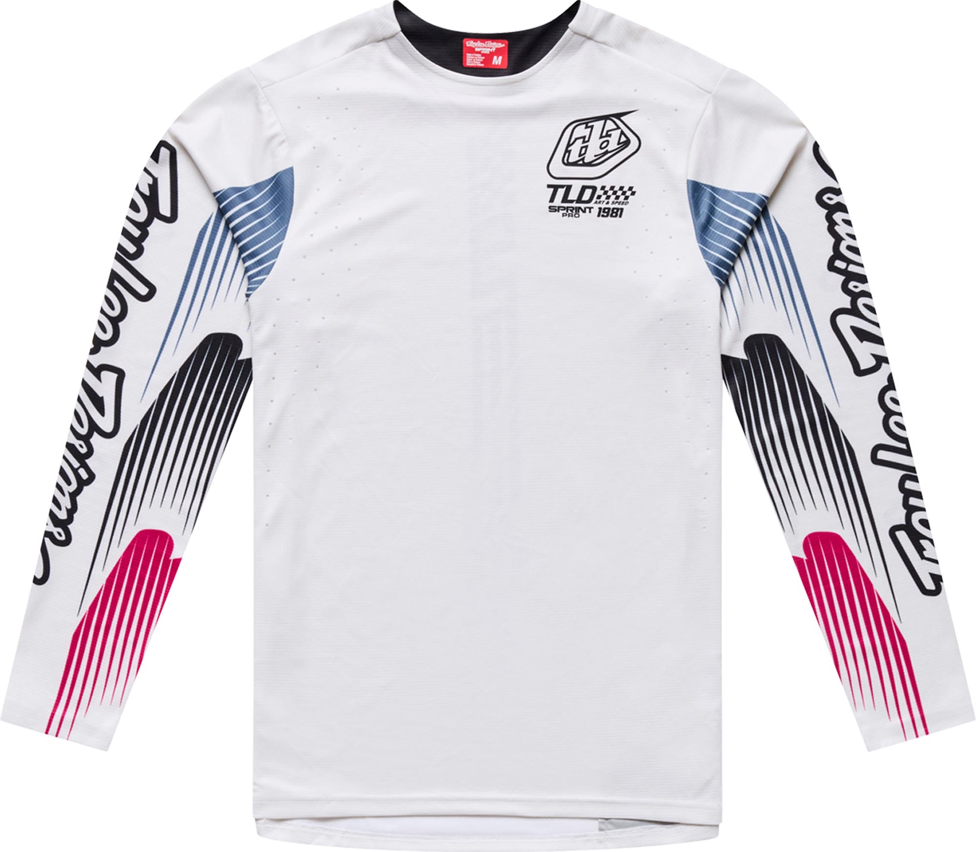 Troy Lee Designs Sprint Pro Turbo Cykeltröja vit/grå L Figur 1