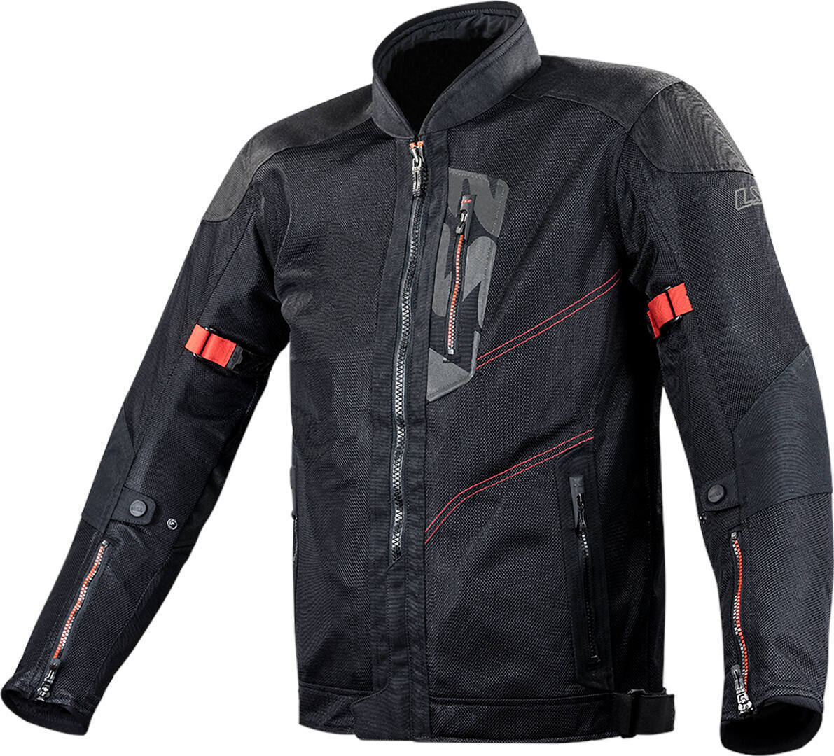 LS2 Alba Motorrad Textiljacke schwarz XL Abbildung 1