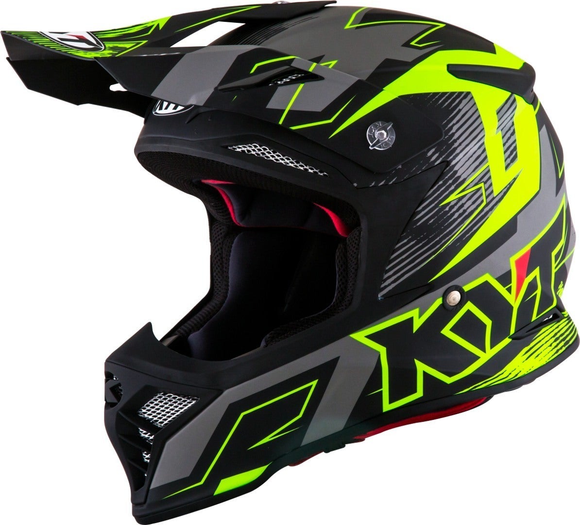KYT Skyhawk Digger Motocross hjelm sort mat/gul XXL (63) Figur 4