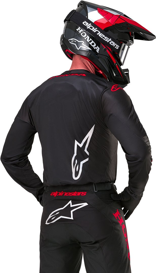 Alpinestars Honda Racer Iconic Maillot de motocross noir/rouge L Figure 3