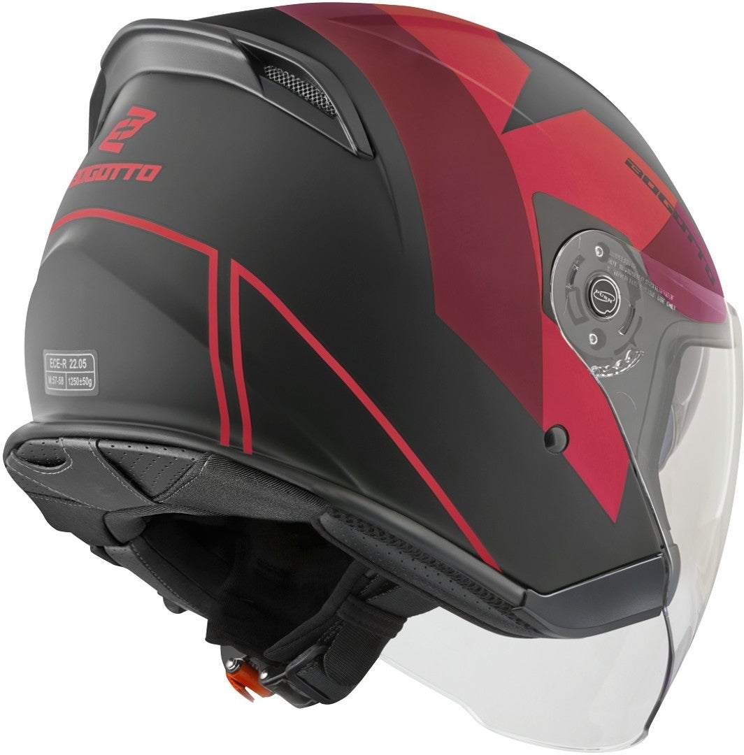 Bogotto V586 Detri BT Casca cu reacție Bluetooth Negru/Roșu S Figura 3