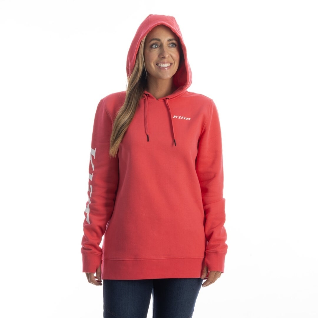 Side view of Klim Mariposa Ladies Long Hoodie