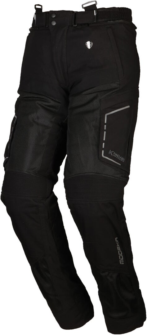 Modeka Khao Air Motorrad Textilhose schwarz Lang 3XL Abbildung 1