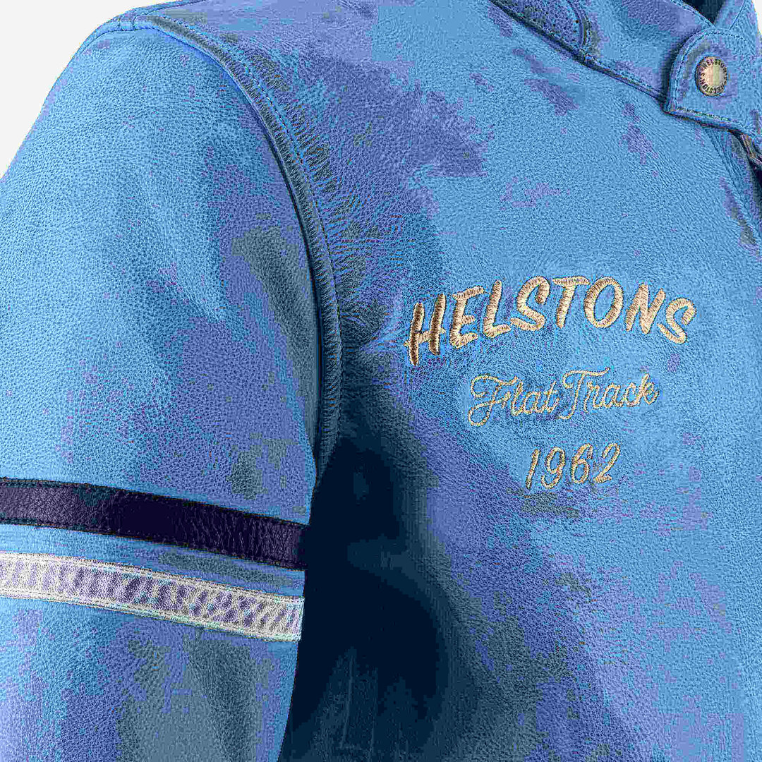 Helstons Nashville Motorcycle Leather Jacket blue 4XL Figure 3
