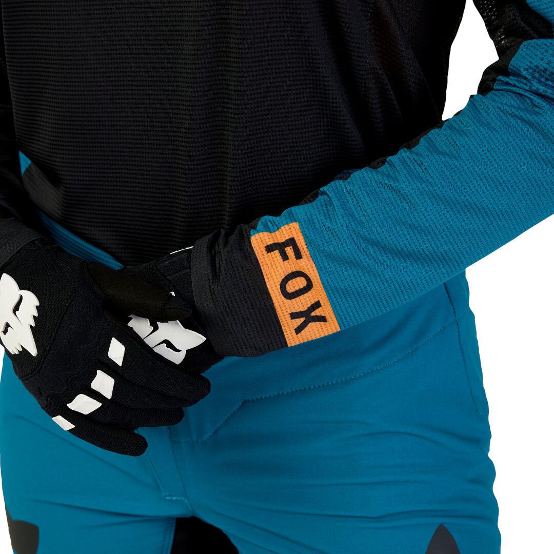 FOX Flexair Optical Motocross trøje til damer sort/blå M Figur 4