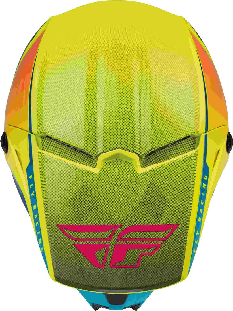 Fly Racing Kinetic Drift Casque de motocross bleu/jaune XXL (63/64) Figure 2