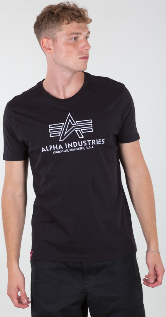 Alpha Industries Basic Embroidery Triko černobílá XL Obrázek 4