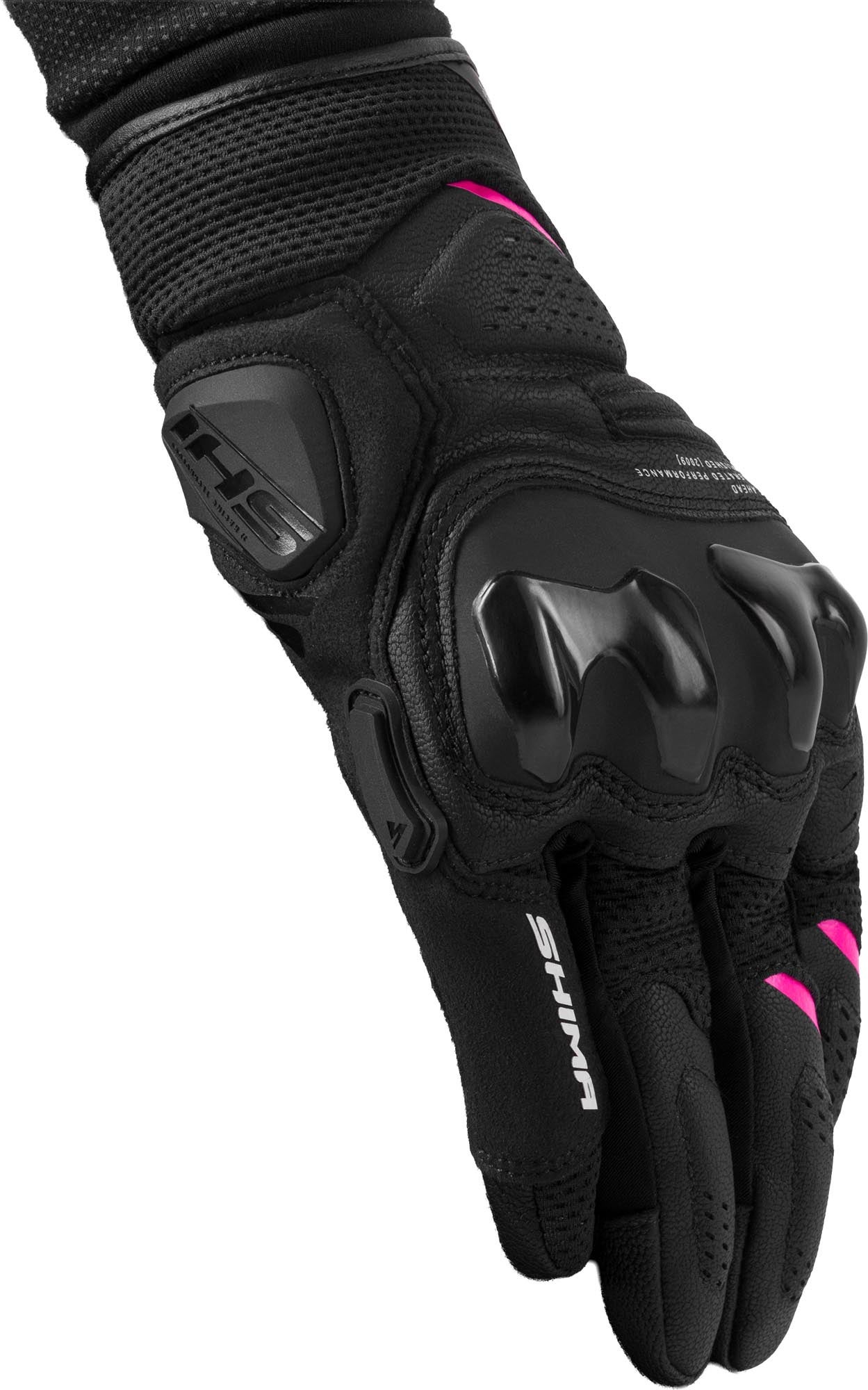 SHIMA Spark 3.0 Damer Motorcykelhandsker sort/pink M Figur 2