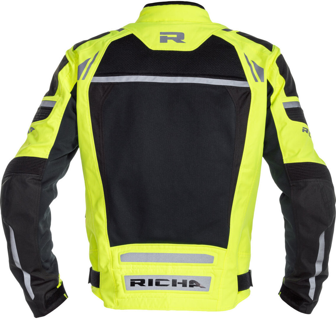 Richa Airstorm waterproof Motorcycle Textile Jacket yellow/black M Figure 2