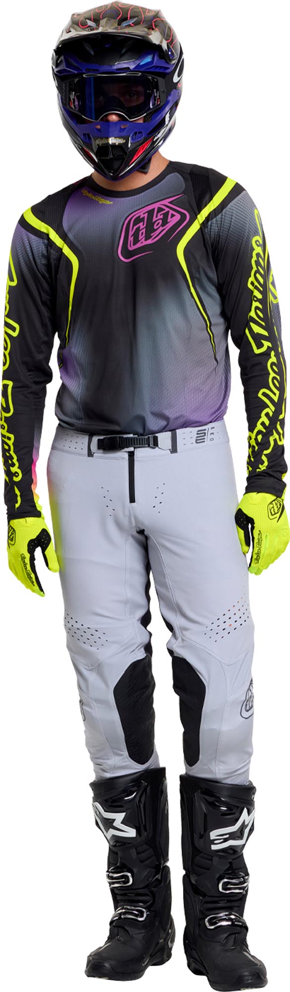 Troy Lee Designs SE Pro Solo Motokrosové nohavice Titán 38 Obrázok 14