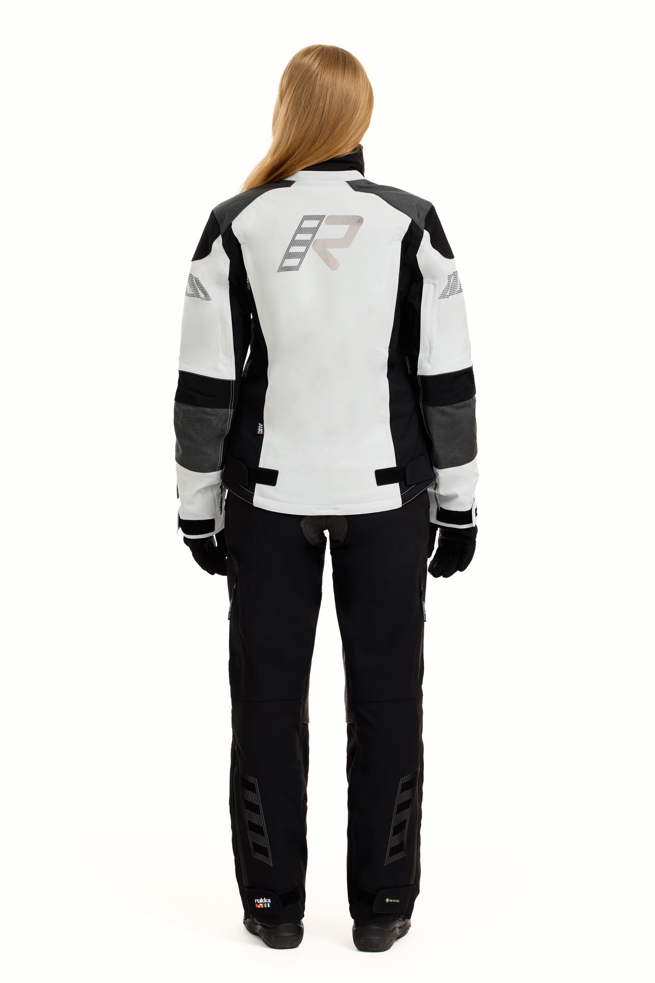Rukka Flexorina wasserdichte Damen Motorrad Textiljacke weiß/schwarz 48 Abbildung 6
