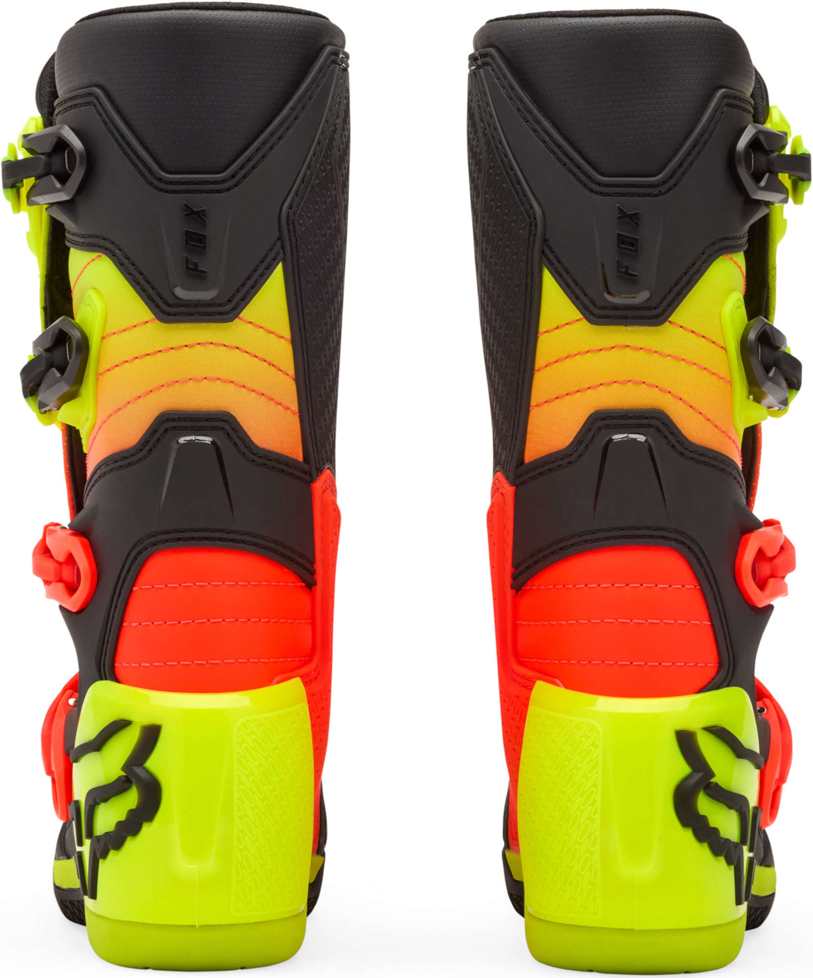 FOX Comp Jugend Motocross Stiefel orange/gelb 6 Abbildung 4