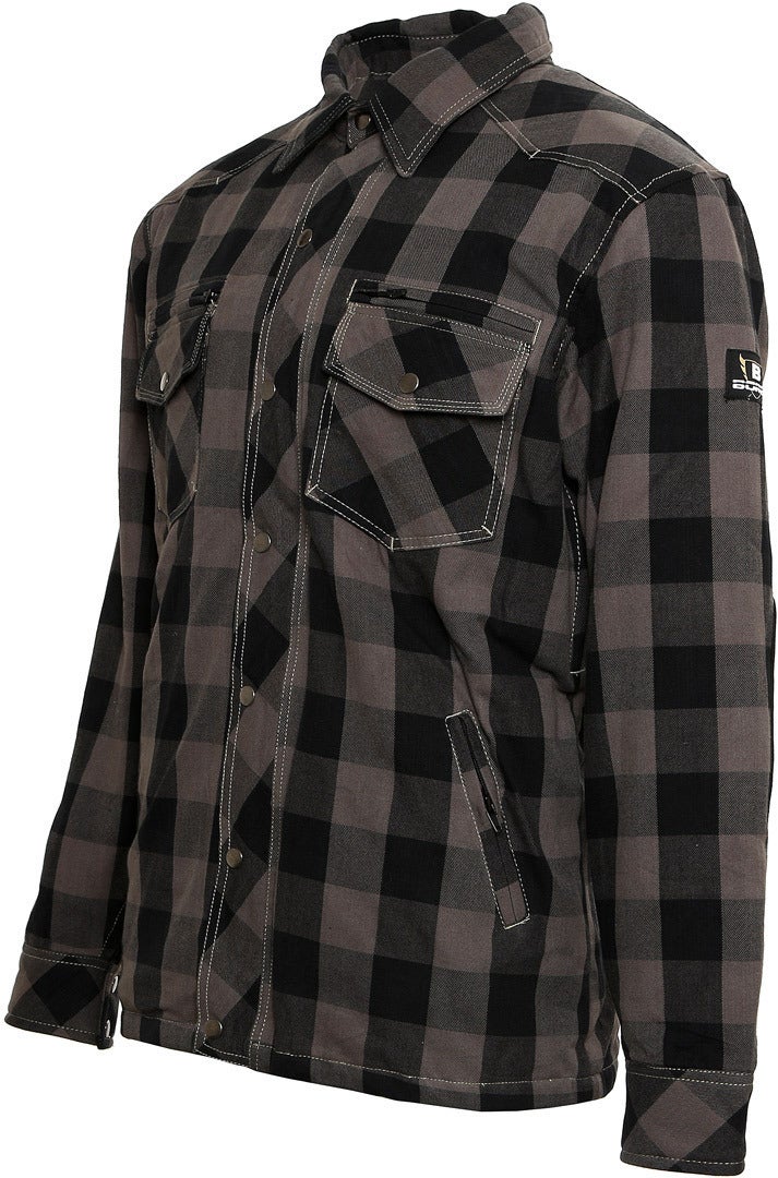 Bores Lumberjack Premium Camicia da moto grigio/nero M Figura 5
