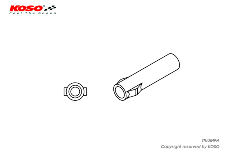 KOSO Cablu adaptor indicator Triumph Figura 3
