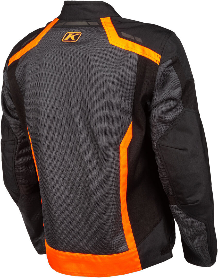Klim Induction Motorcycle Textile Jacket black/grey/orange 4XL Figure 6