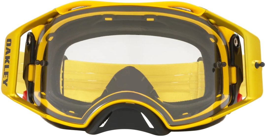 Oakley Airbrake Clear Ochelari de motocross galben/negru Figura 4