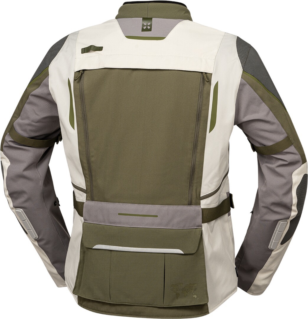 IXS Venture-Air 1.0 Motorcycle Textile Jacket green/grey M Figure 2