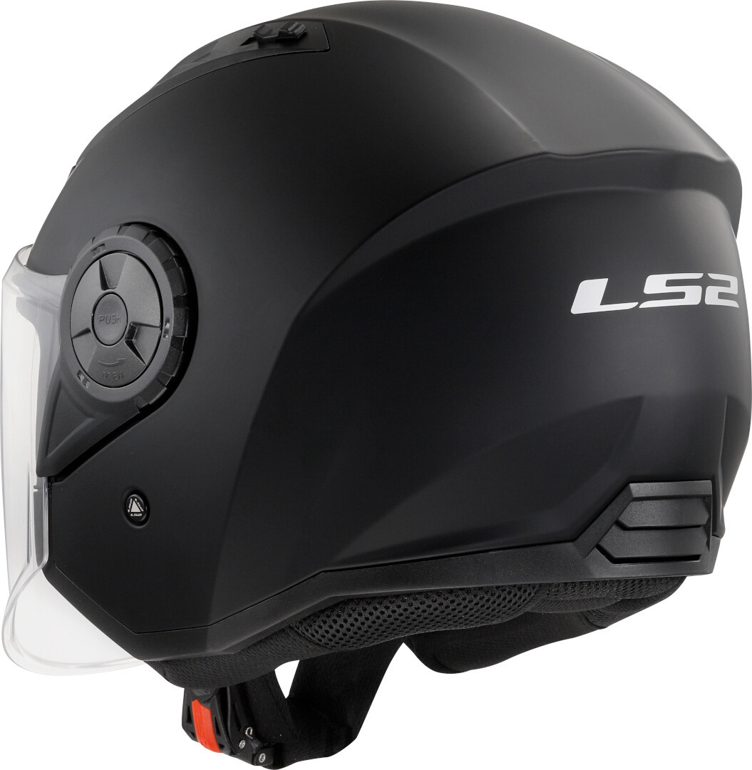 LS2 OF616 Airflow II Solid Jet hjelm Black Matt XXL (63/64) Figur 3