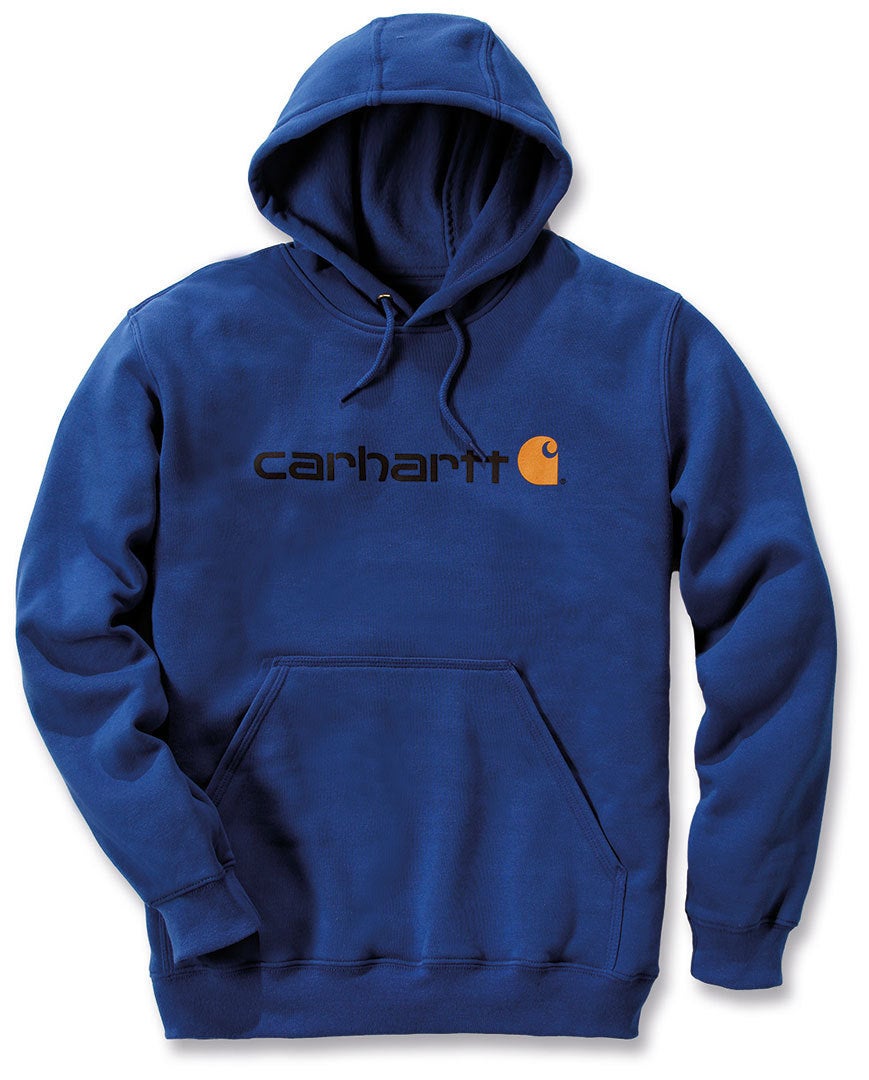Carhartt Signature Logo Midweight Capuche bleu XL Figure 1
