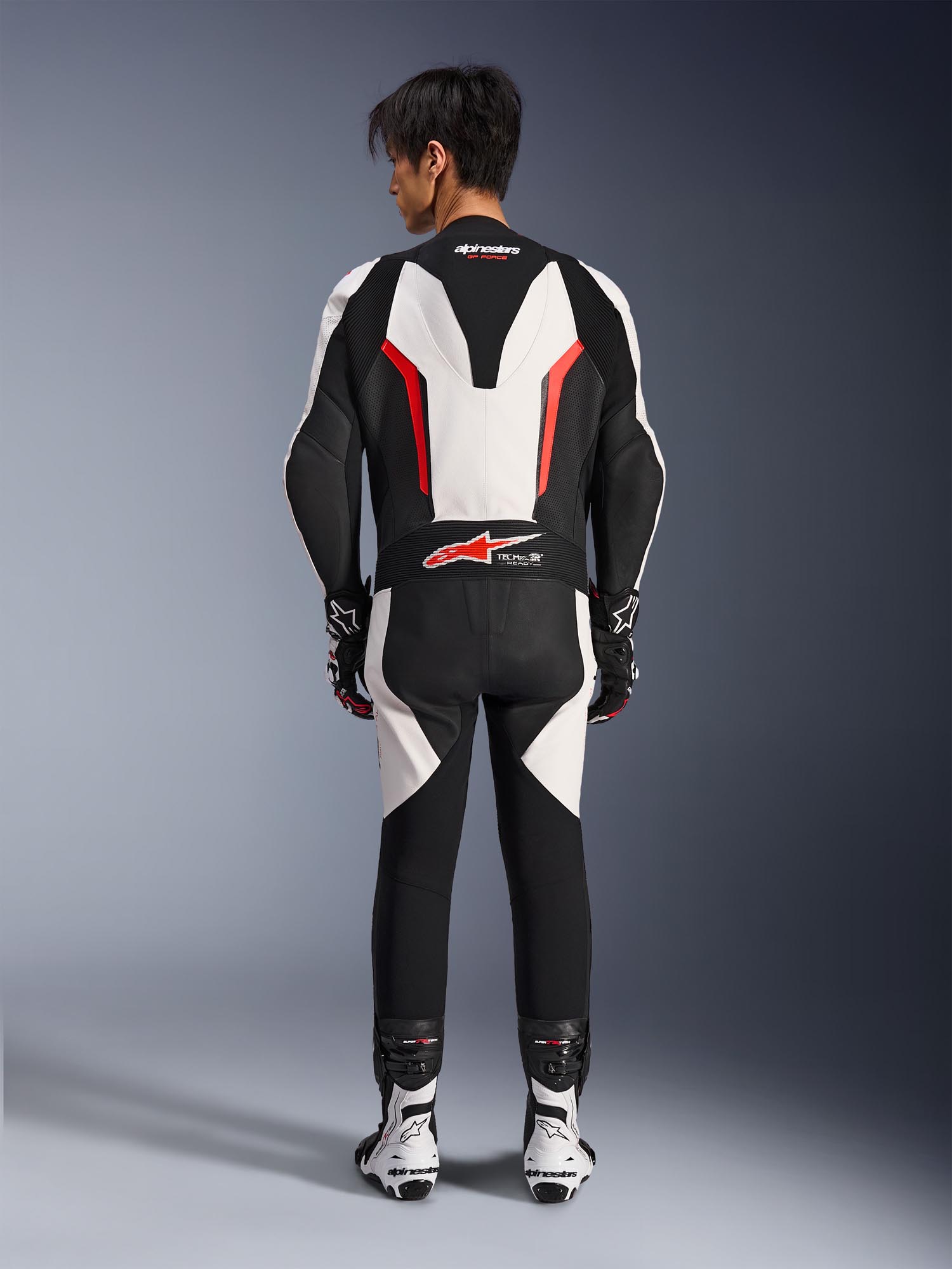 Side view of Alpinestars GP Force V2 1-Piece Motorcycle Leather Suit