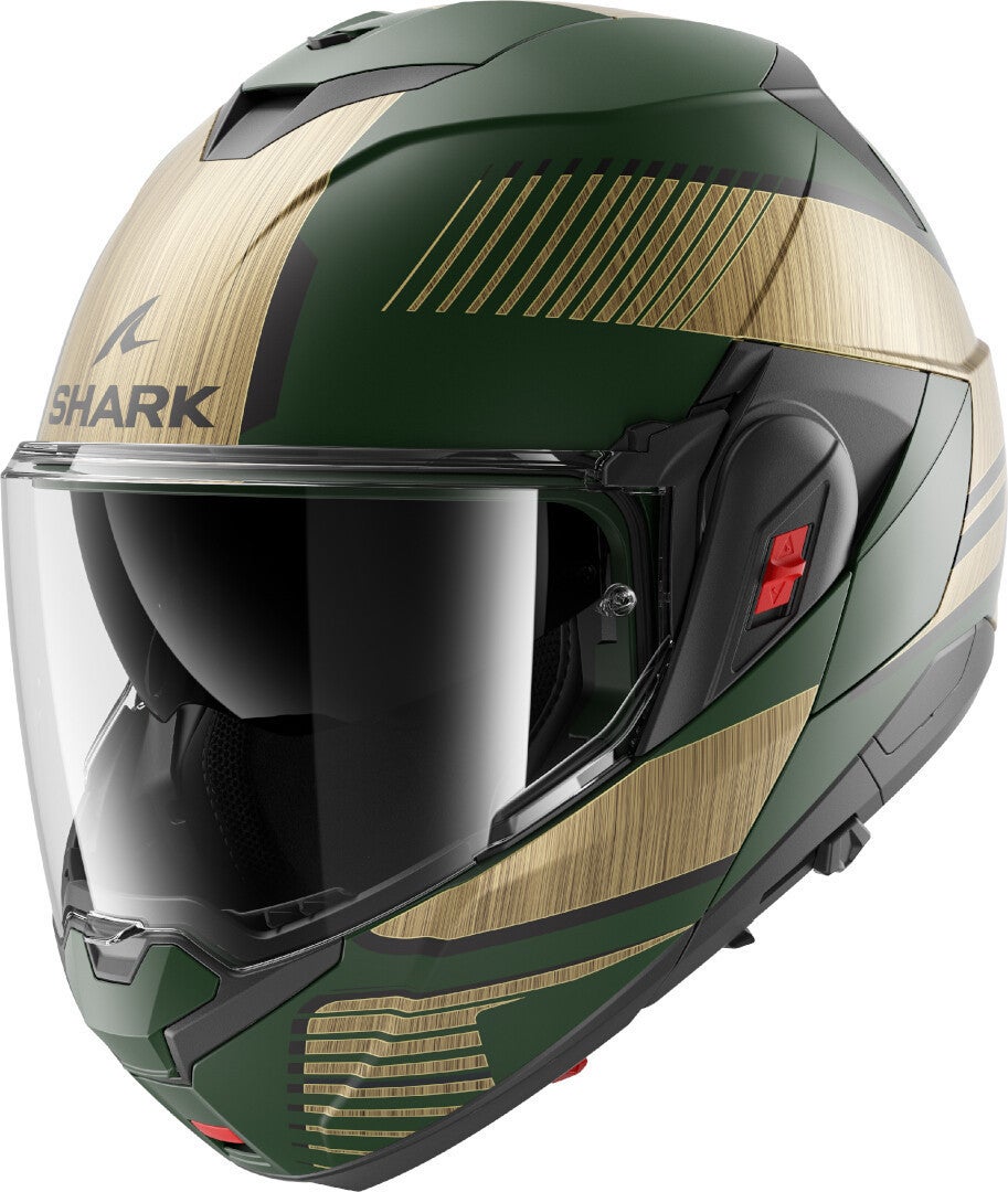 Shark Oxo Sikter Klapphelm grün matt/gold/schwarz L (59/60) Abbildung 1