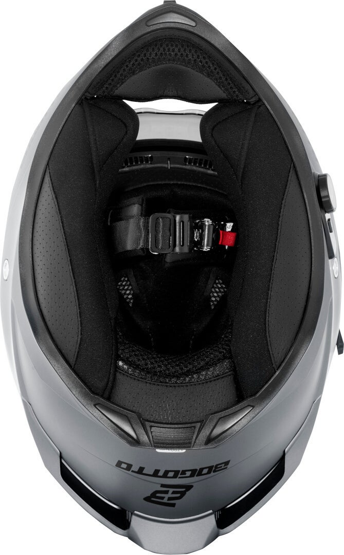 Bogotto H153 BT Bluetooth Casco Grigio chiaro opaco 2XL Figura 4
