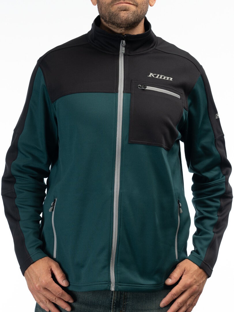 Klim Glacier Fleecová bunda benzín/černá 3XL Obrázek 1