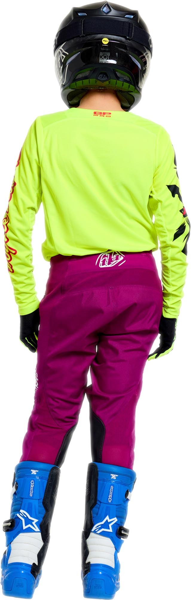 Troy Lee Designs GP Pro Cyclops Jugend Motocross Jersey neon-gelb L Abbildung 5