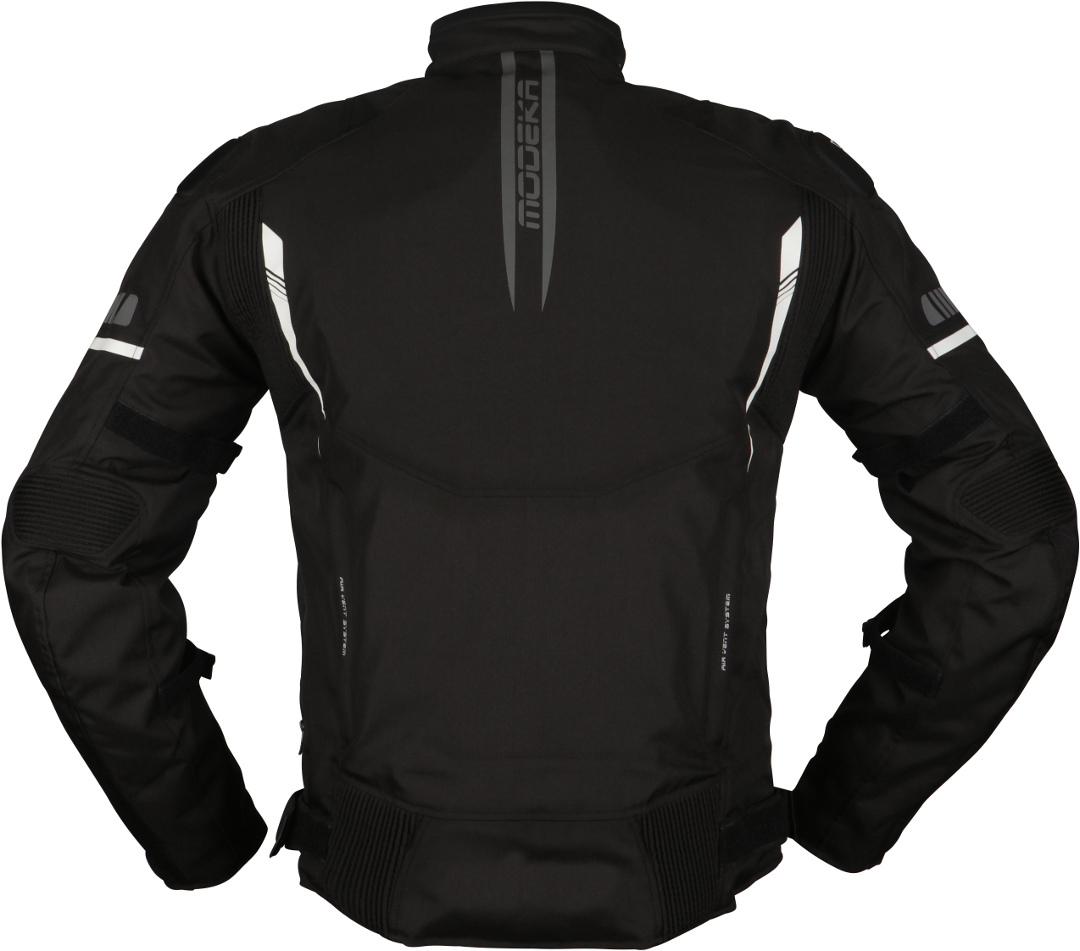 Modeka Aenergy Motorcycle Textile Jacket black/white XL Figure 2