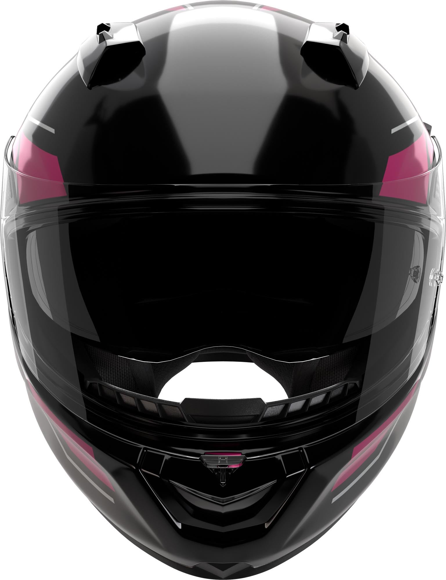 Nolan N60-6 Sincrono Hjelm sort/pink M (58) Figur 2