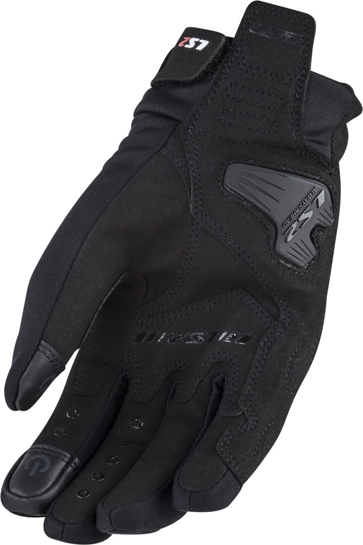 LS2 Jet II waterproof Motorcycle Gloves black L Figure 2
