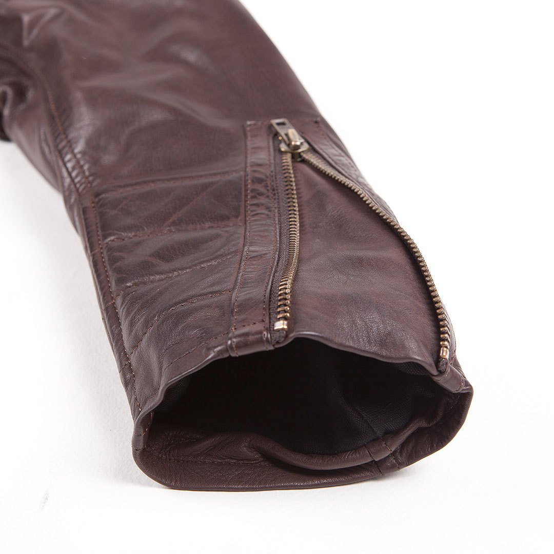 Helstons Cruiser Rag Leather Jacket brown M Figure 4