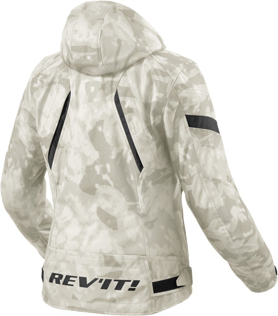 Revit Flare 3 H2O imperméable dames moto textile veste Gris clair 38 Figure 2