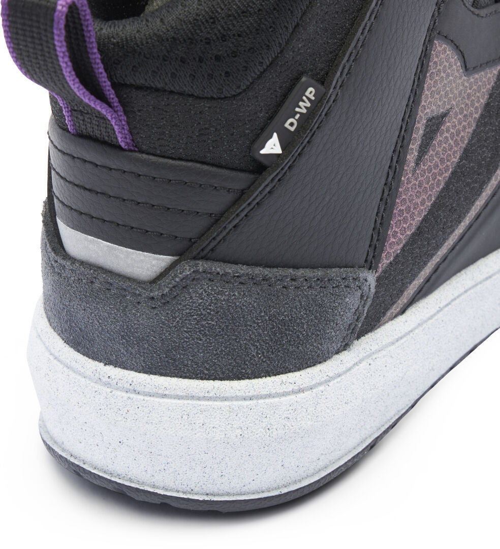 Dainese Suburb D-WP 2.0 vandtætte dame-motorcykelsko sort/hvid/lilla 41 Figur 8