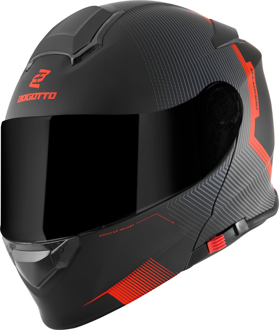 Bogotto H271 Wayke Helmet black matt/orange S (55/56) Figure 2