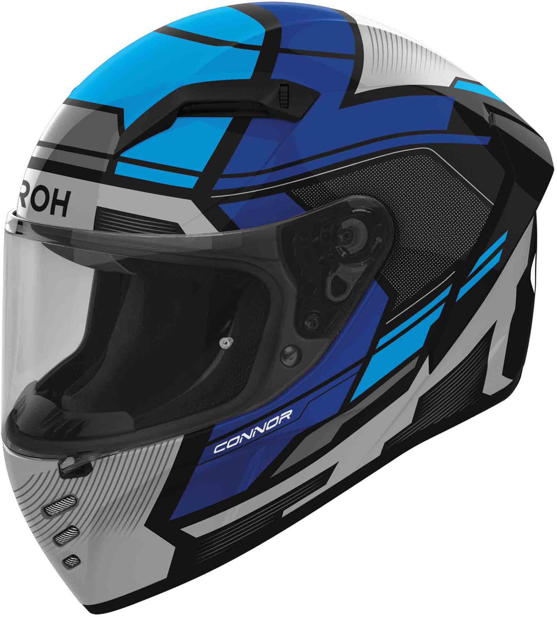 Airoh Connor Ego Helmet grey/black/blue L (59/60) Figure 1