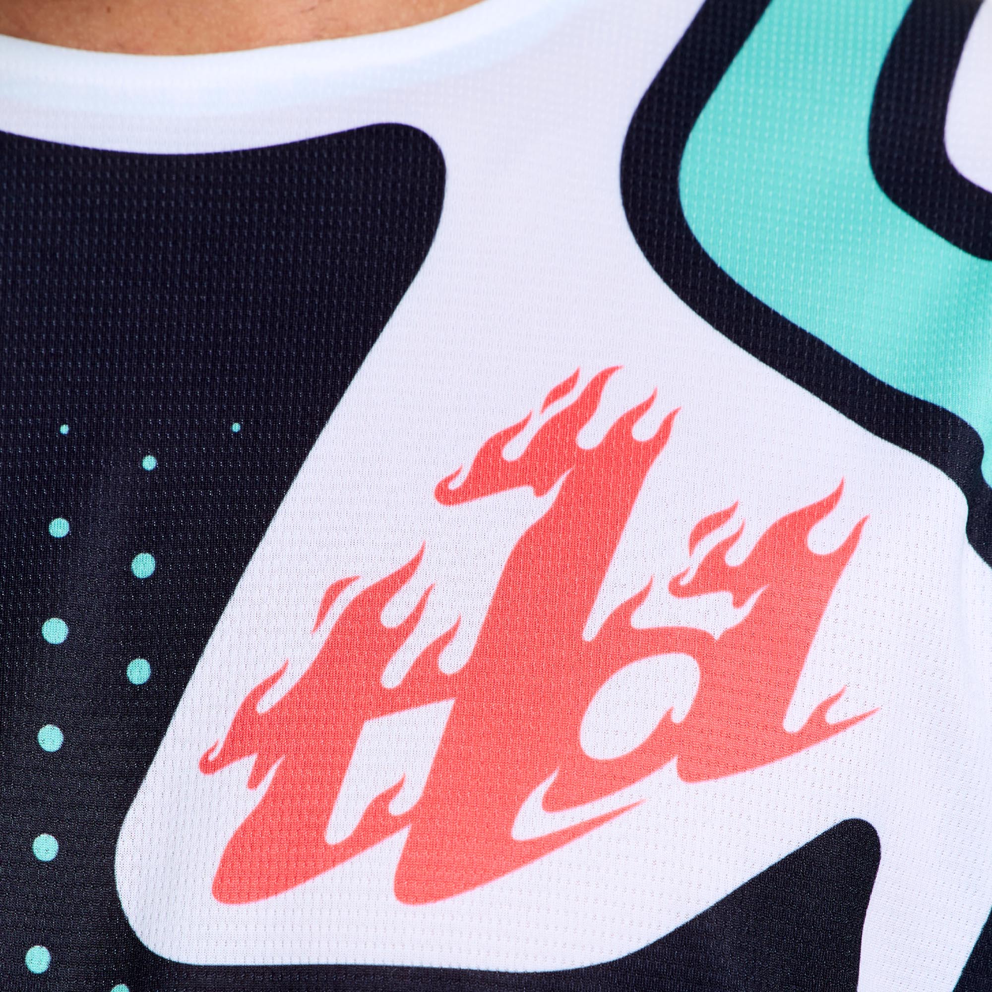 Troy Lee Designs GP Pro Roller Motocrosstrøje Sort/turkis M Figur 4