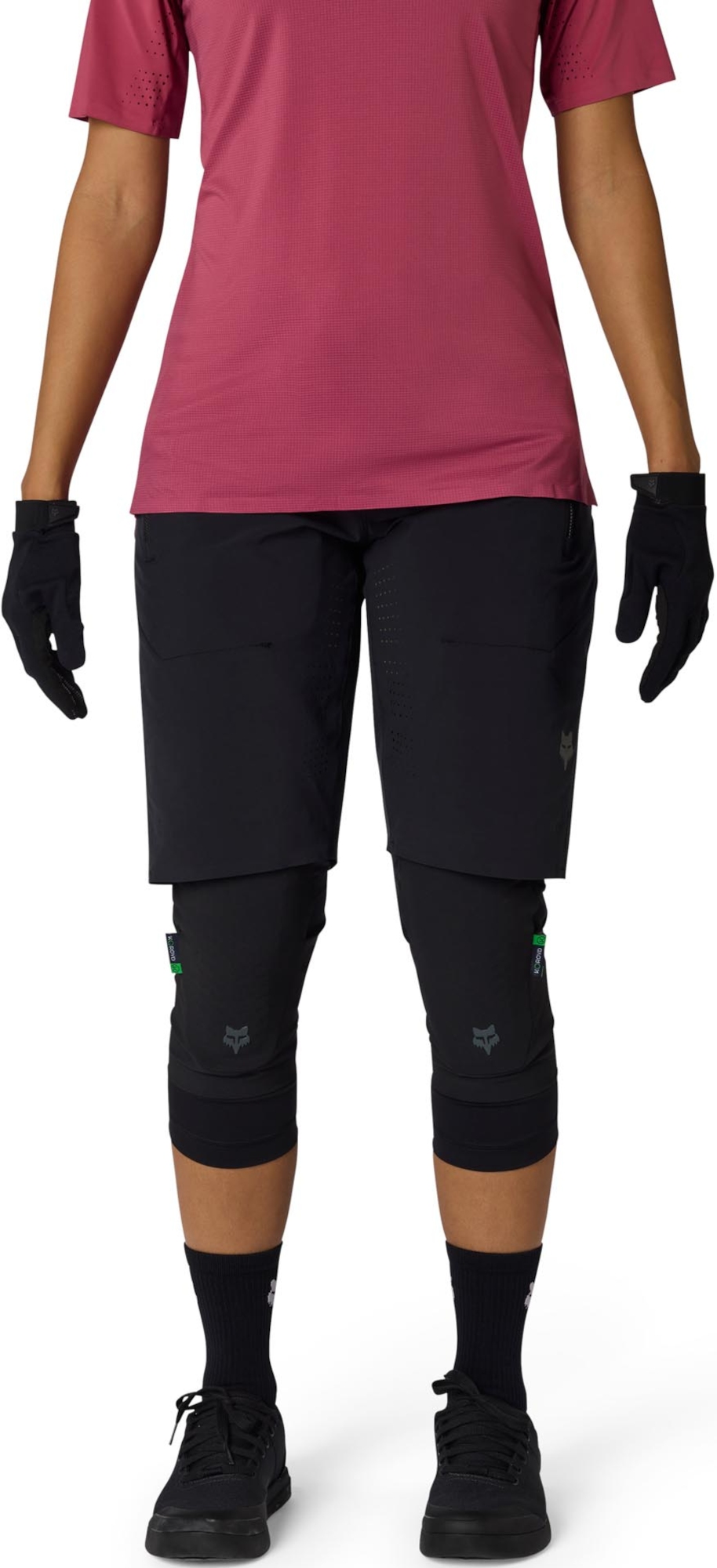 FOX Flexair Short de vélo pour dames noir 6 Figure 3