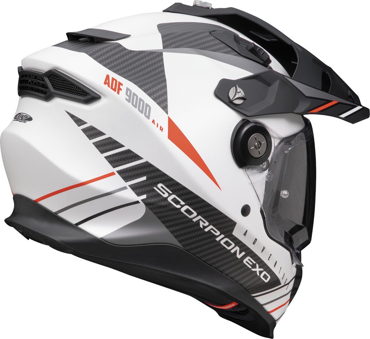 Scorpion ADF-9000 Air Feat Motocross Helmet white matt/black/red XL (60/61) Figure 2